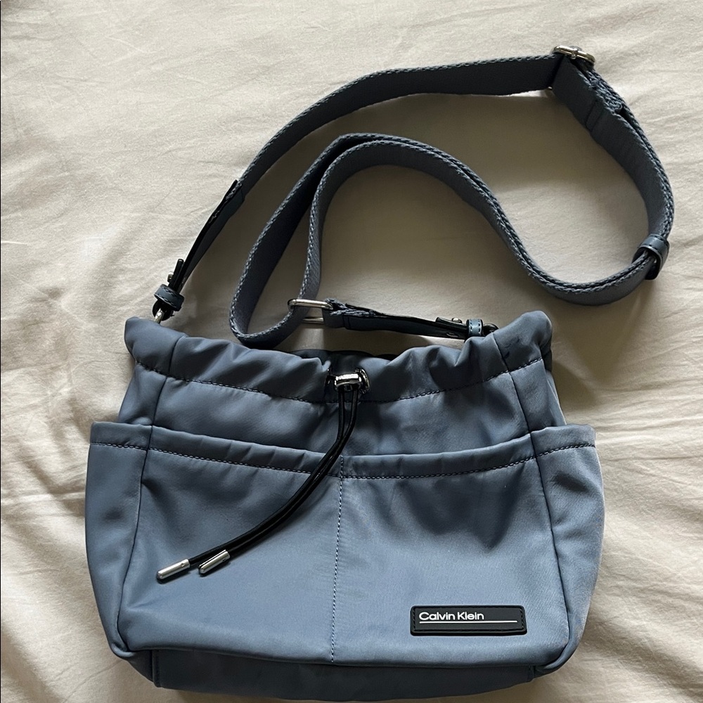 Calvin Klein Muted Blue Crossbody Bag